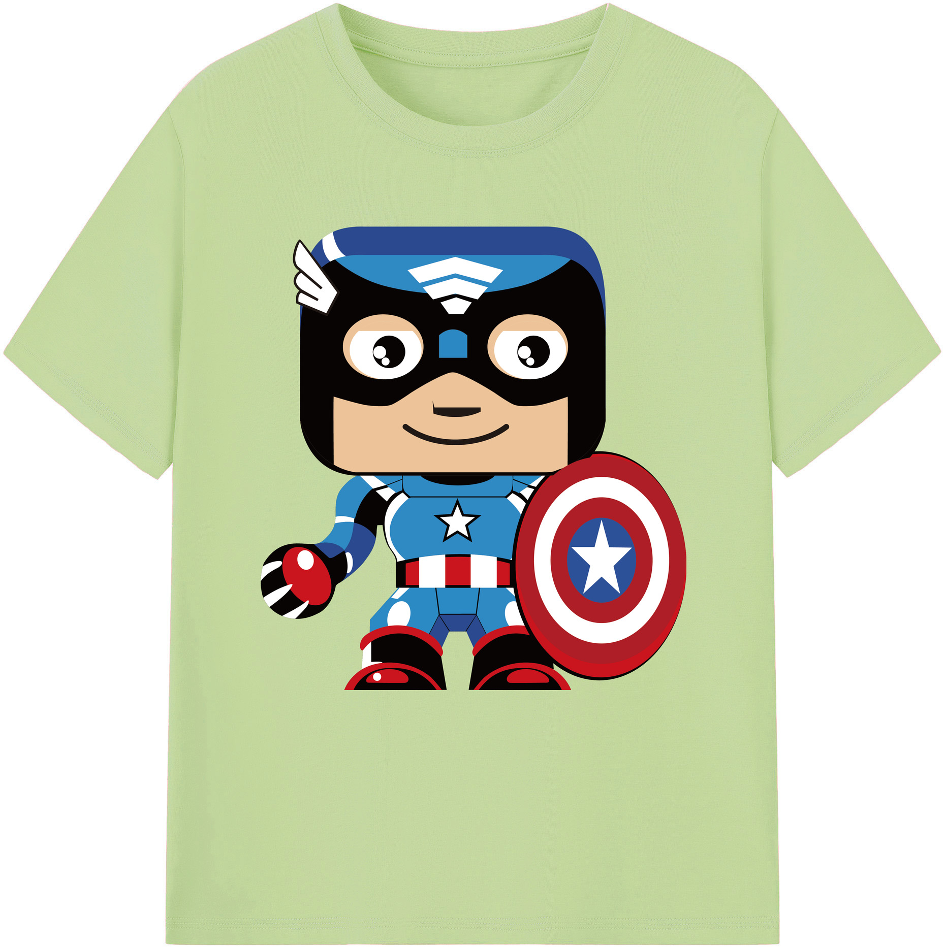 （画像用） アベンジャーズ The Avengers 綿100％半袖Tシャツ（フロントプリント）